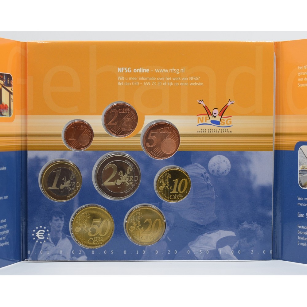 Netherlands 2001 - FDC Euro Set Paralympic Sports