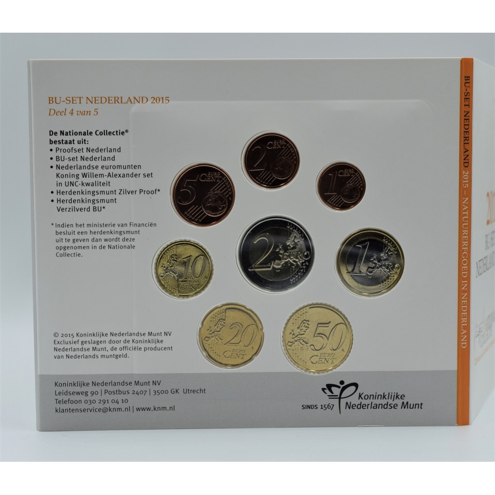 Netherlands 2015 - FDC Euro Set National Collection - Wadden Sea