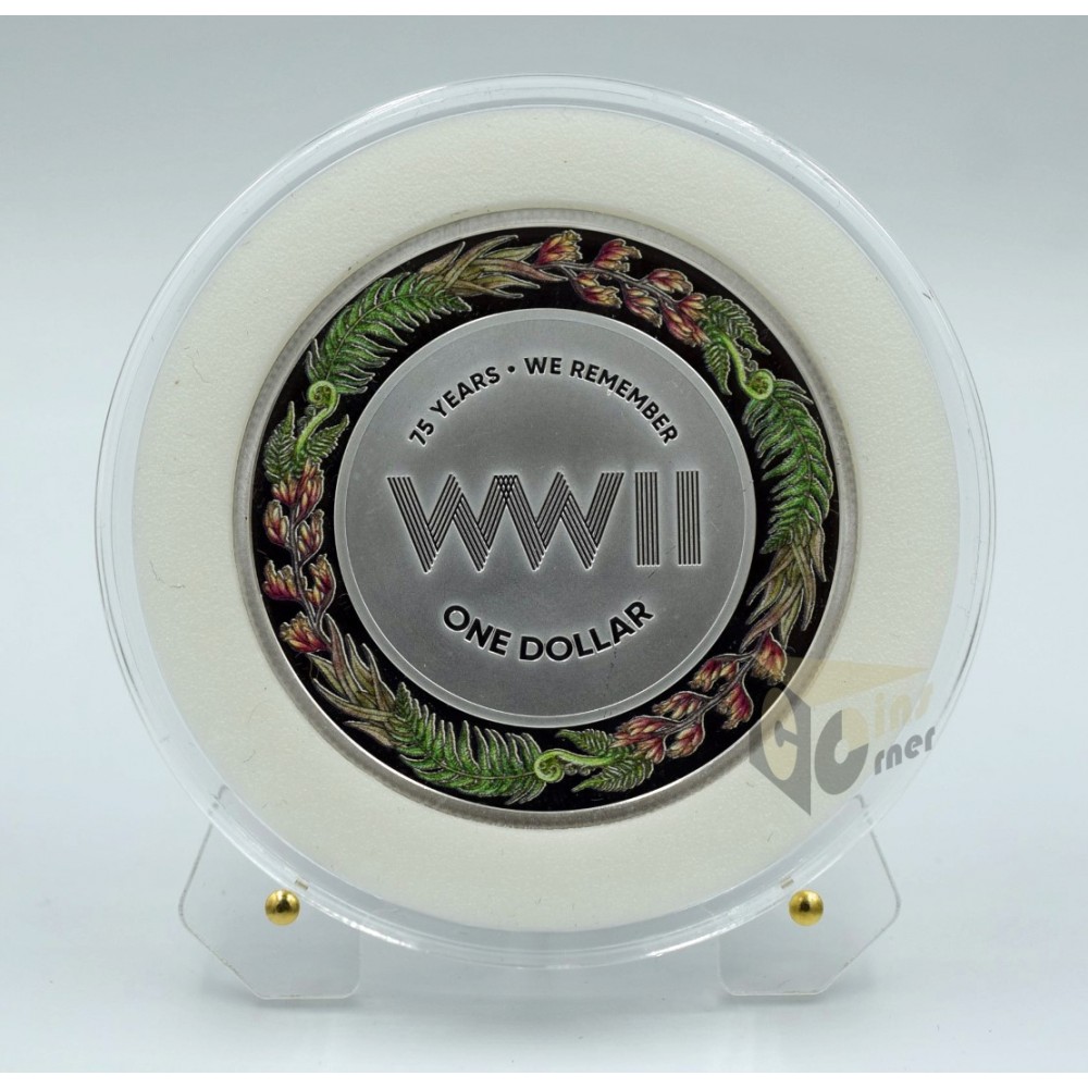 WWII 75 Years Rememrance 2 Oz - 2021 New Zealand