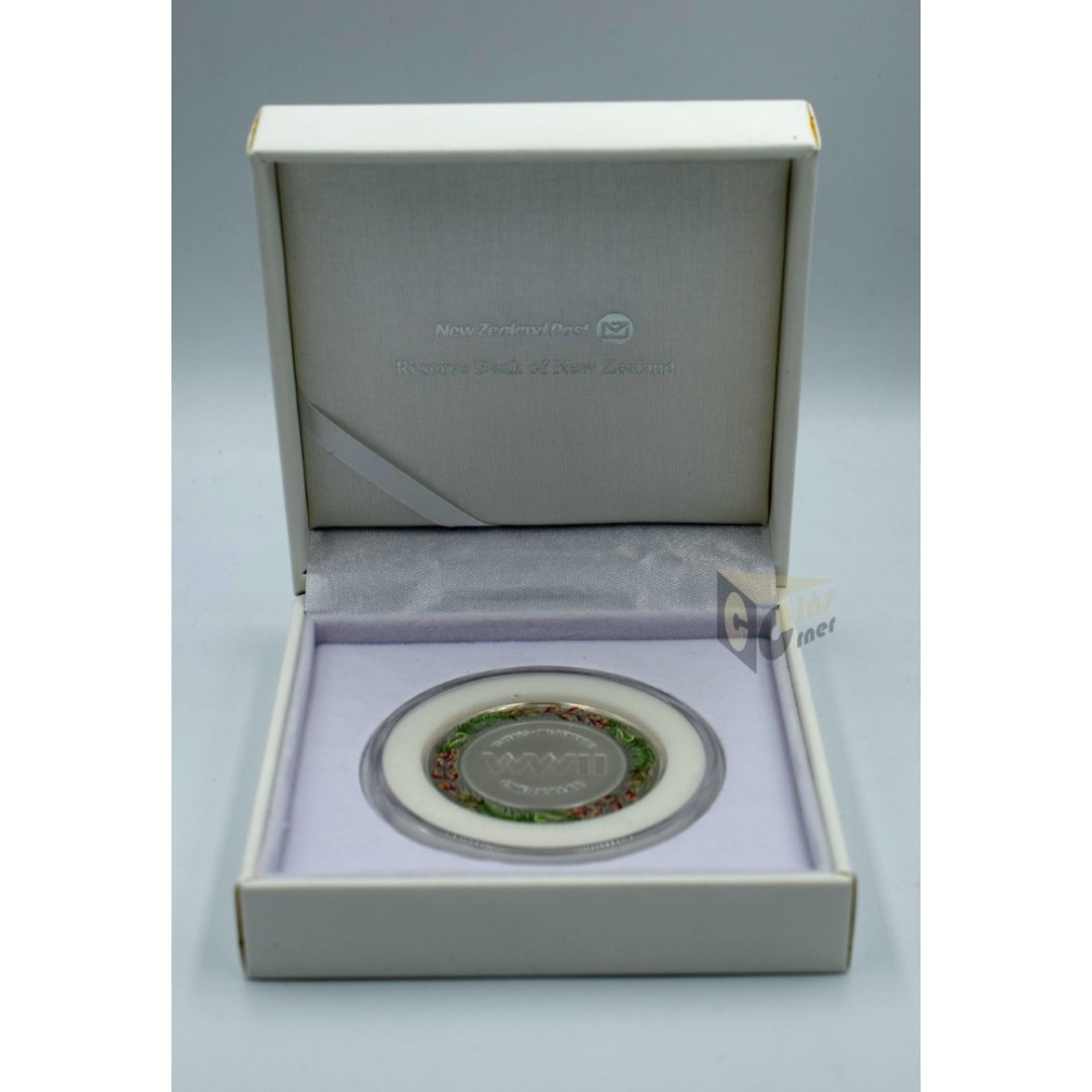 WWII 75 Years Rememrance 2 Oz - 2021 New Zealand