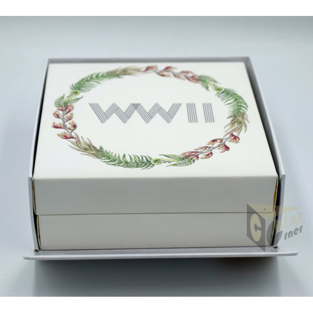 WWII 75 Years Rememrance 2 Oz - 2021 New Zealand