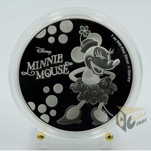 Minnie Mouse Polka Dots 1 Oz Proof - 2019 Niue