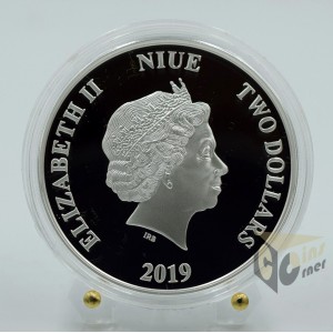 Minnie Mouse Polka Dots 1 Oz Proof - 2019 Niue