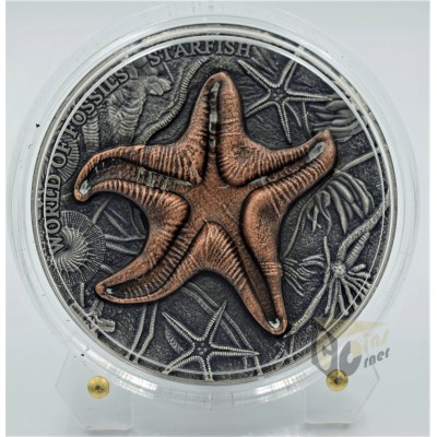 Starfish World of Fossils 2 Oz - 2021 Niue