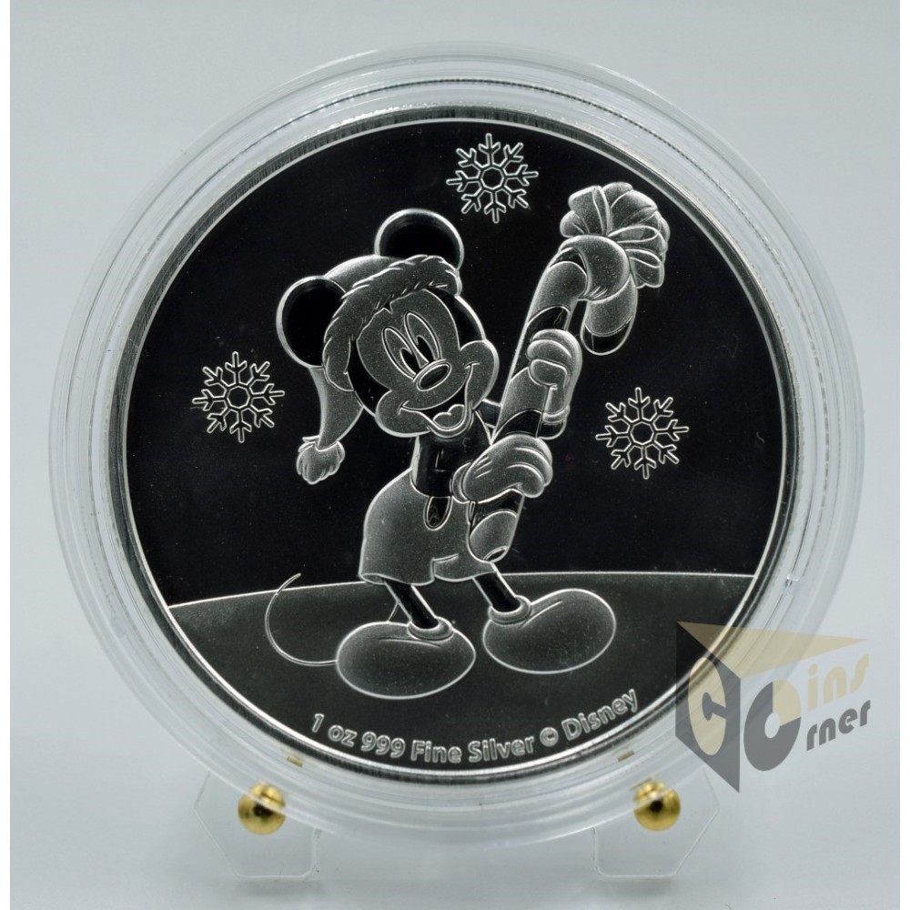 Mickey Mouse Christmas 1 Oz - 2020 Niue