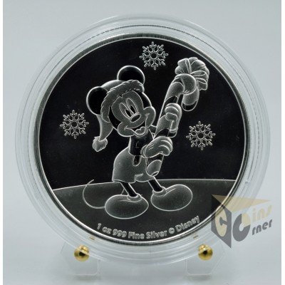 Mickey Mouse Christmas 1 Oz - 2020 Niue