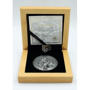 Niue 2021 Heracles Demigods Series 2 Oz Silver High Relief Antique Finish Coin
