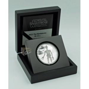 Niue 2021 Droid IG-11 Mandalorian Star Wars Series 1 Oz Silver Proof Coin