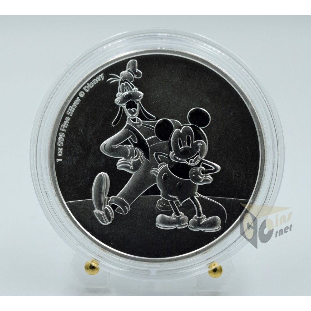 Disney Mickey and Goofy 1 Oz - 2021 Niue