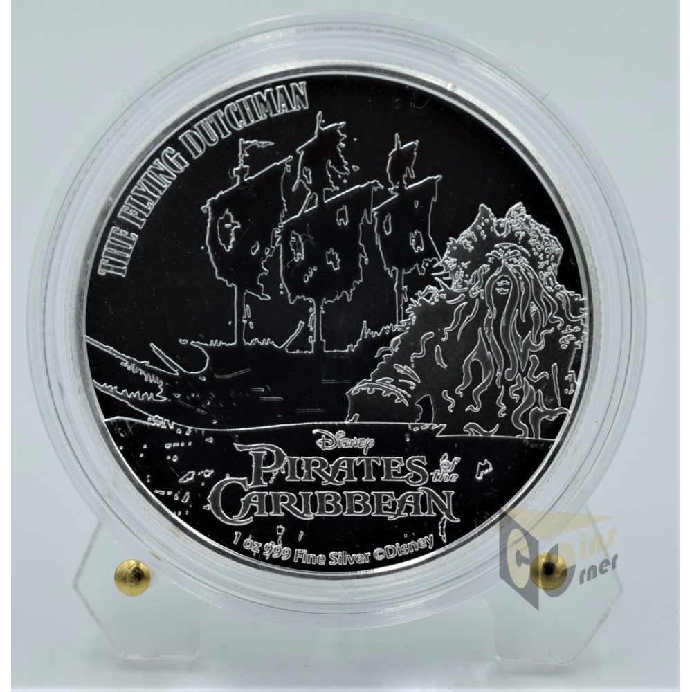 The Flying Dutchman Pirates of the Caribbean 1 Oz - 2021 Niue