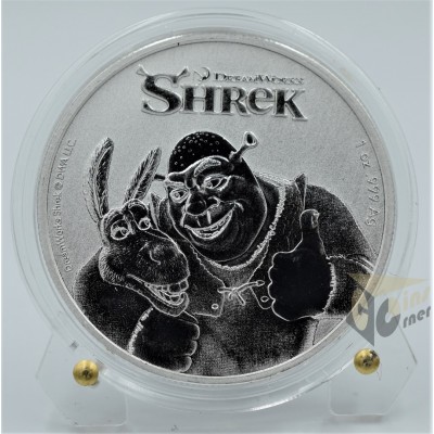 Shrek 20th Anniversary 1 Oz - 2021 Niue