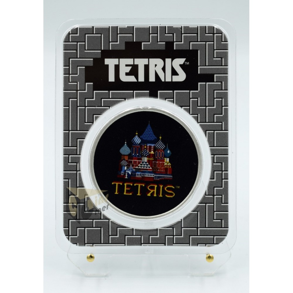 Tetris St. Basil's Cathedral 1 Oz  Colorized - 2021 Niue
