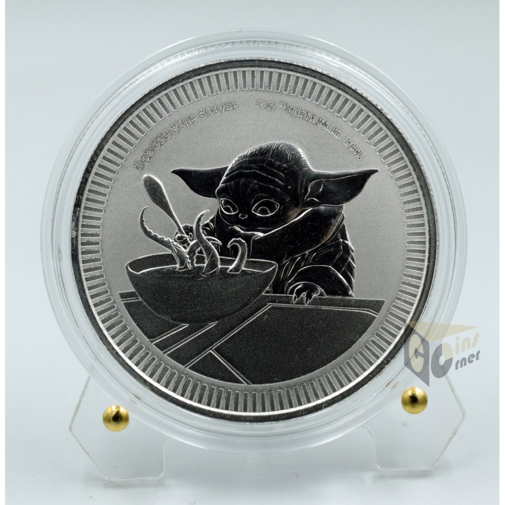 Grogu Baby Yoda Star Wars 1 Oz - 2022 Niue