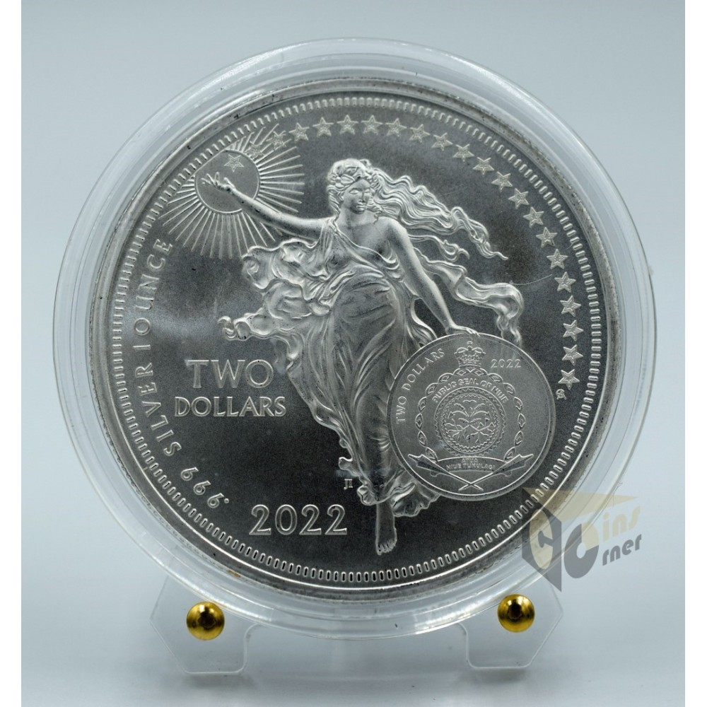 Albert Einstein  - Icons of Inspiration 1 Oz - 2022 Niue