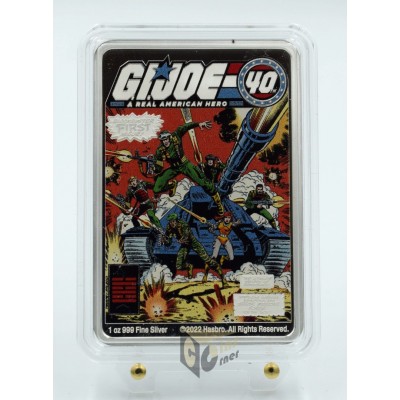 G.I JOE 40TH ANNIVERSARY  1 Oz Proof  Colorized - 2022 Niue