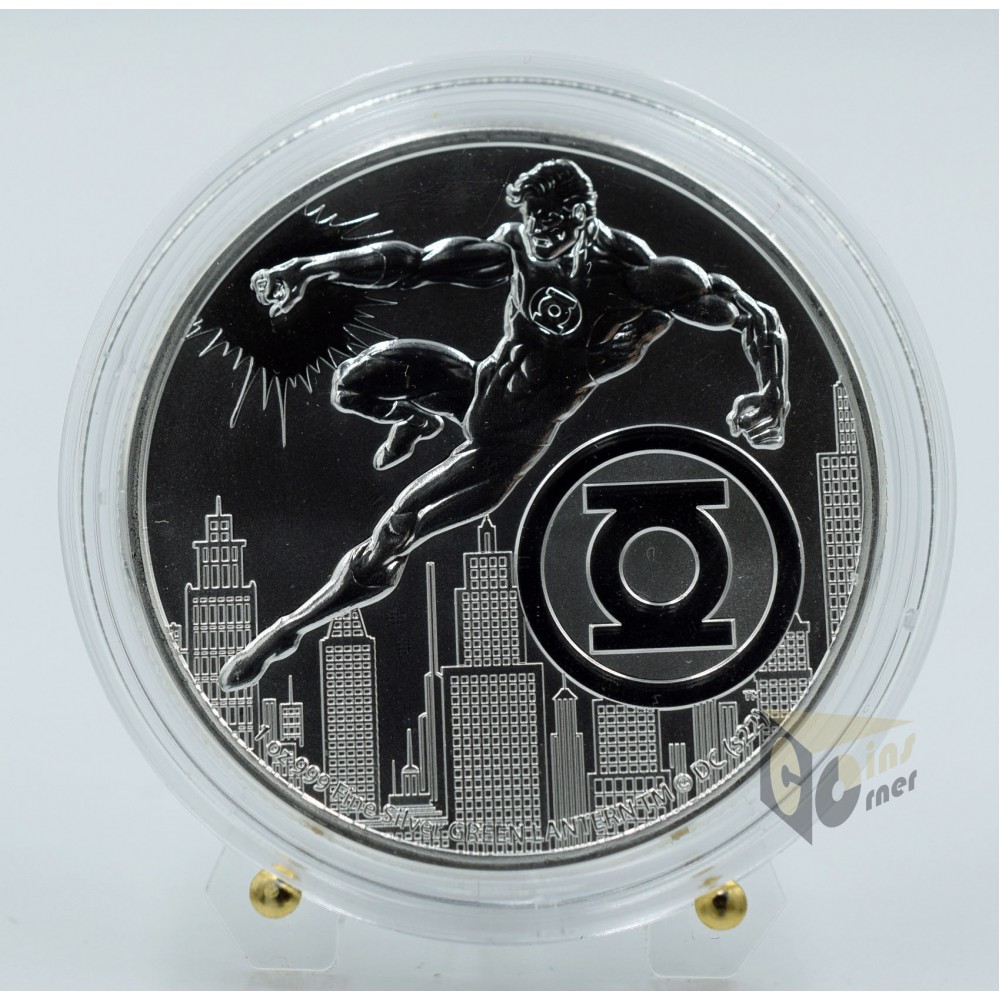Green Lantern DC Comics Justice League 1 Oz - 2022 Niue