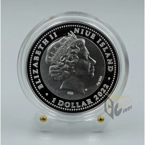 Let Love In 1/2 Oz Proof with Resin Fill - 2023 Niue