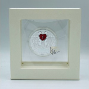 Let Love In 1/2 Oz Proof with Resin Fill - 2023 Niue
