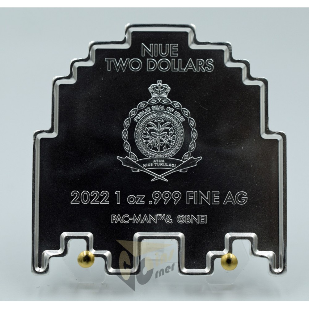 PAC-MAN Ghost 1 Oz Shaped - 2022 Niue