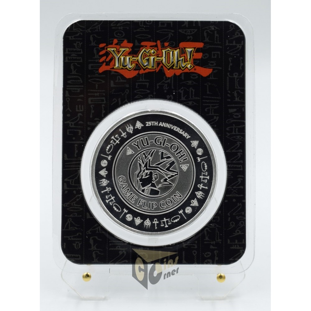 Yu-Gi-Oh! Game Flip Coin 25th Anniversary 1 Oz  - 2022 Niue