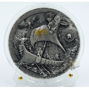 Niue 2023 Argo Ship Argonauts 2 Oz Antique Finish Silver Coins