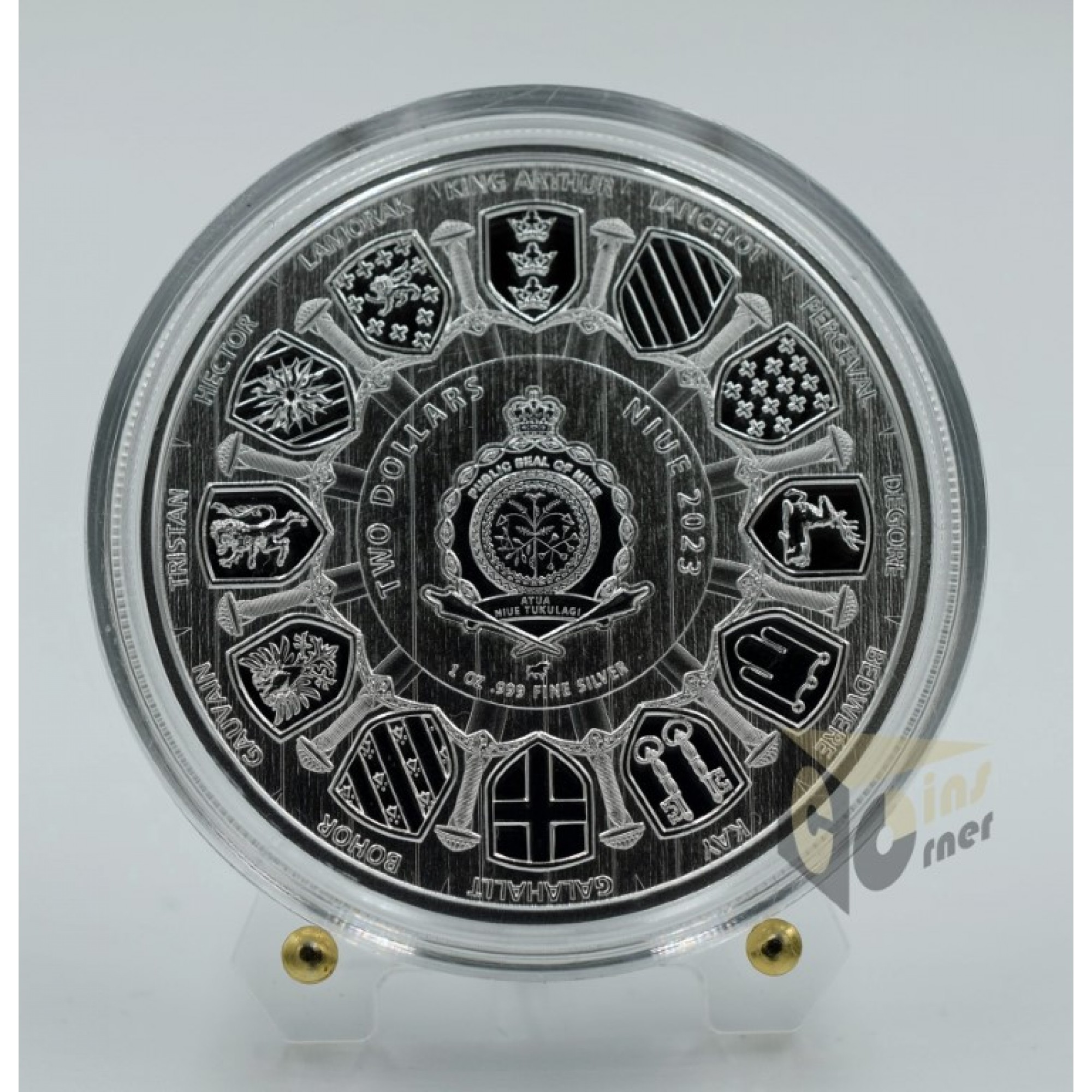 Niue 2023 Camelot | Arthur Pendragon 1 oz Silver Matte Proof Coin