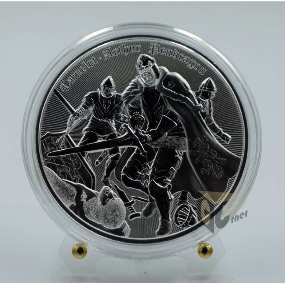Niue 2023 Camelot Arthur Pendragon 1 oz Silver Matte Proof Coin Special Box Edition
