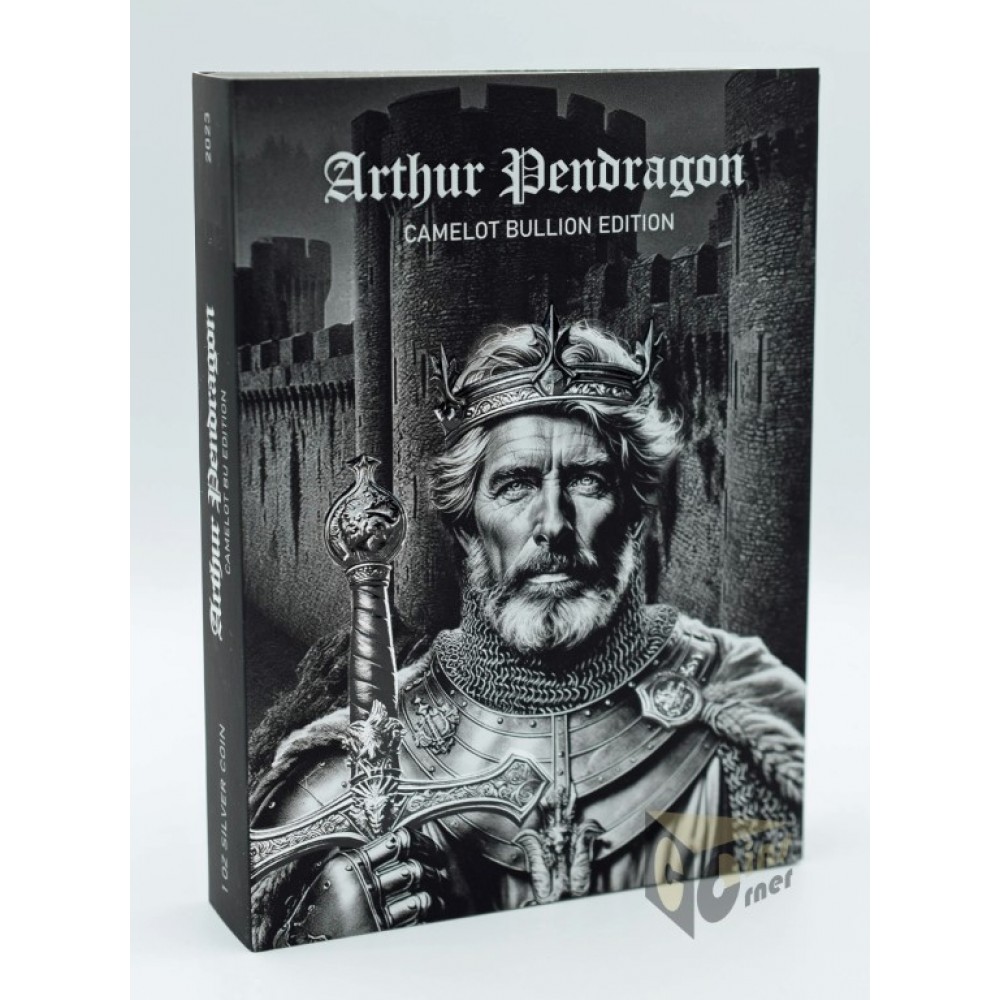 Niue 2023 Camelot Arthur Pendragon 1 oz Silver Matte Proof Coin Special Box Edition