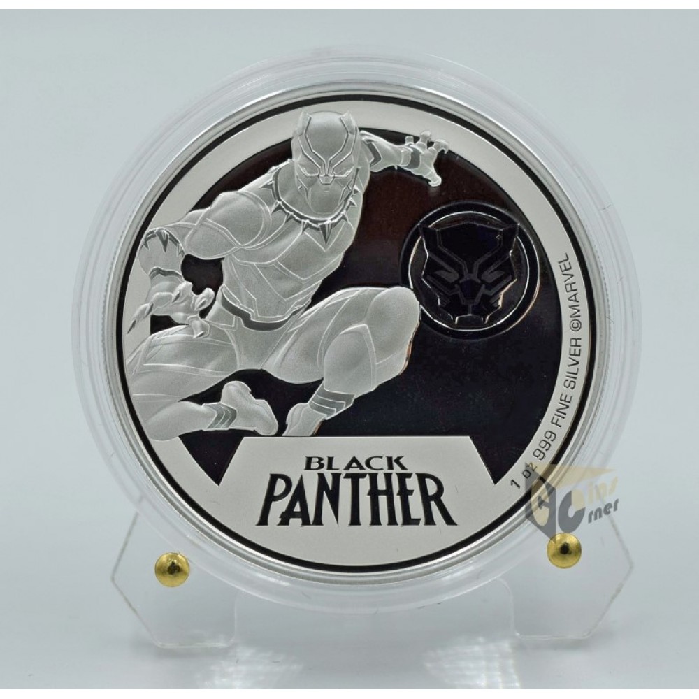 Niue 2023 Black Panther Marvel Classic Superheroes 1 Oz Silver Proof Coin