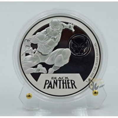 Niue 2023 Black Panther Marvel Classic Superheroes 1 Oz Silver Proof Coin