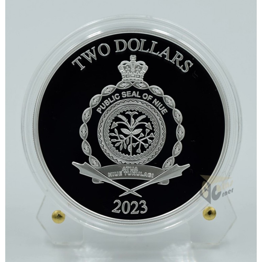 Niue 2023 Black Panther Marvel Classic Superheroes 1 Oz Silver Proof Coin