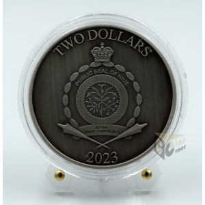 Hercules Heroes of Greek Mythology 1 Oz Antique Finish  - 2023 Niue