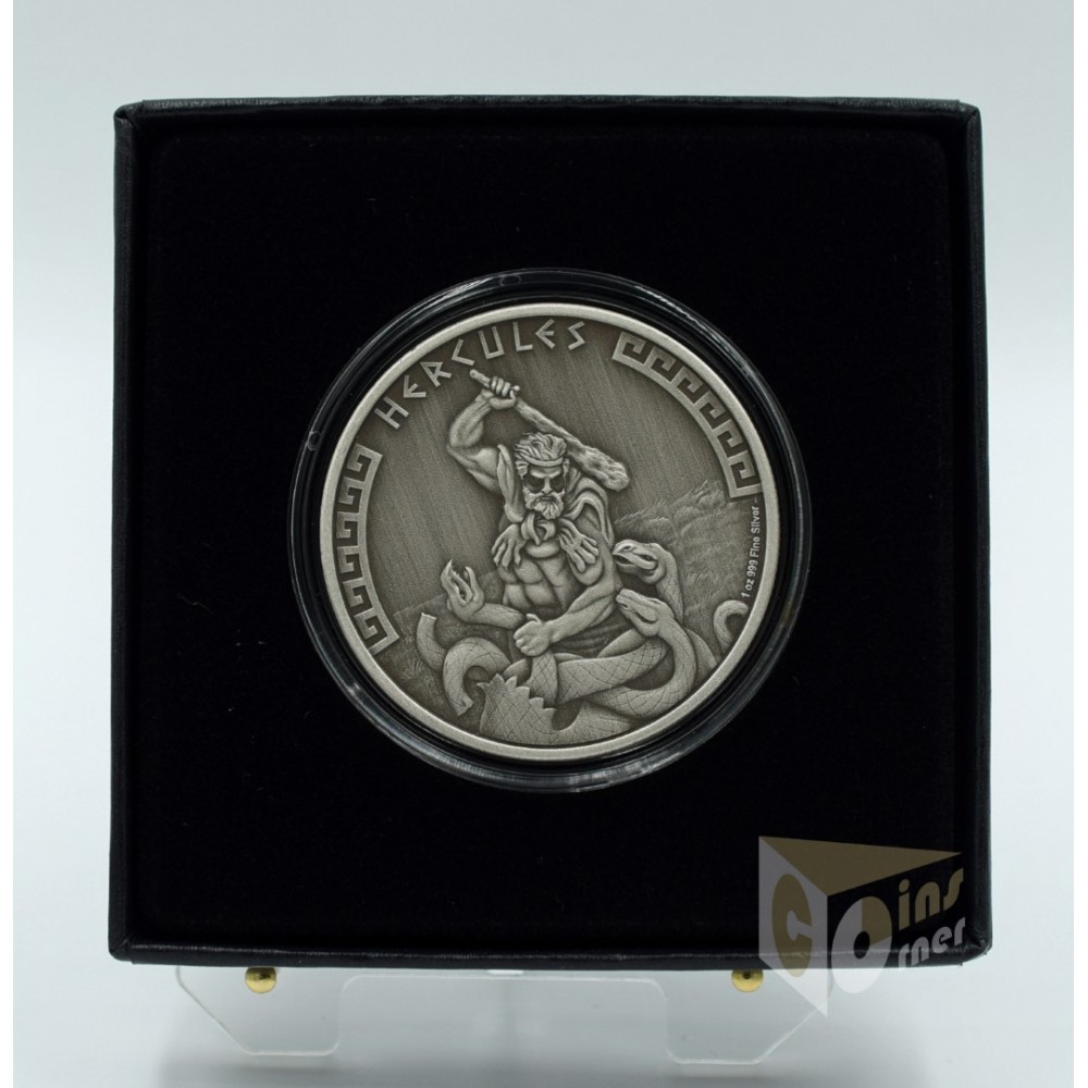 Hercules Heroes of Greek Mythology 1 Oz Antique Finish  - 2023 Niue