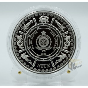 Kraken Mythical Creatures 2 Oz Proof Colorized - 2023 Niue