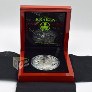 Kraken Mythical Creatures 2 Oz Proof Colorized - 2023 Niue