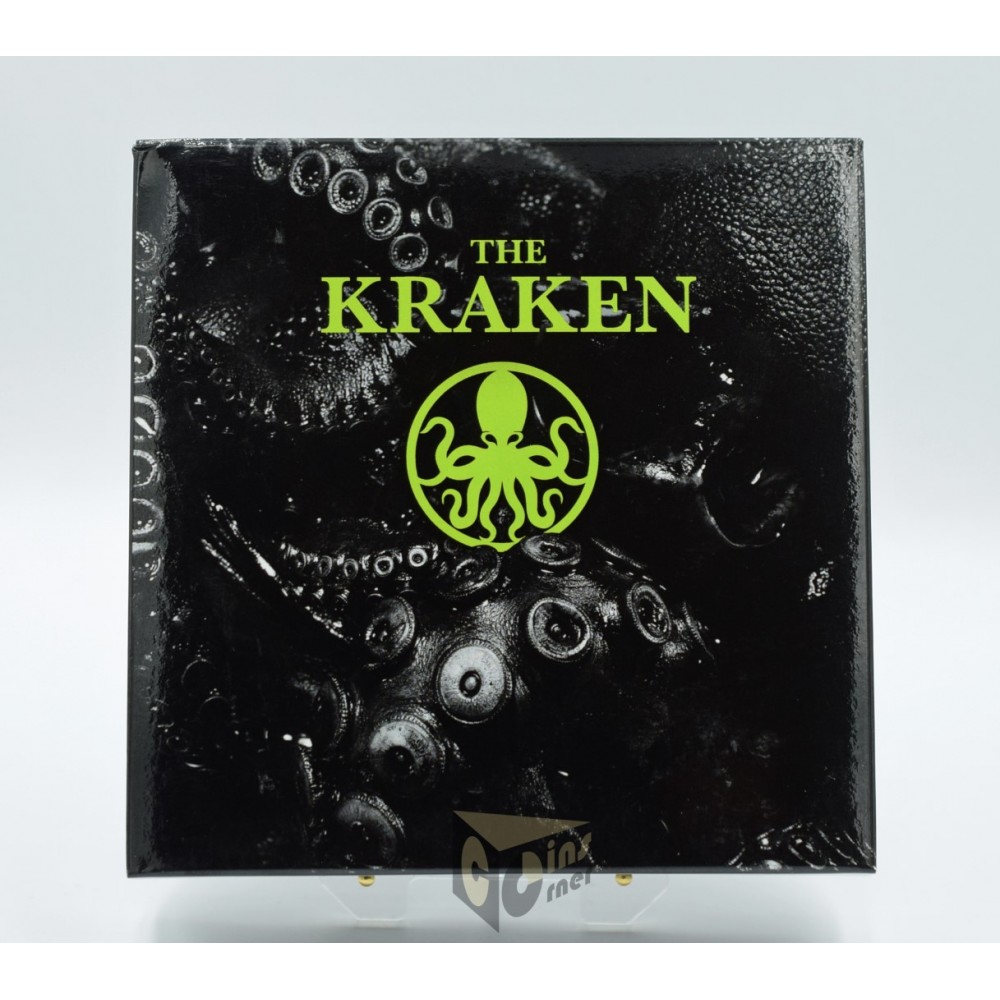 Kraken Mythical Creatures 2 Oz Proof Colorized - 2023 Niue