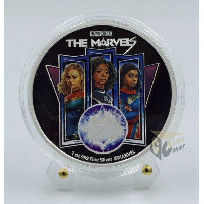 Niue 2023 Marvel – The Marvels 1 Oz Proof Colorized Silver Coin