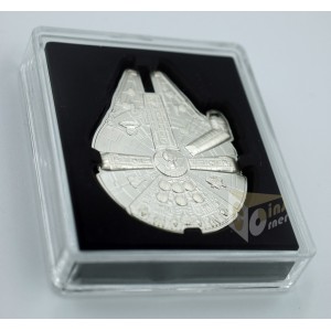 Niue 2023 Millennium Falcon Star Wars 2 Oz Proof Shaped Silver Coin