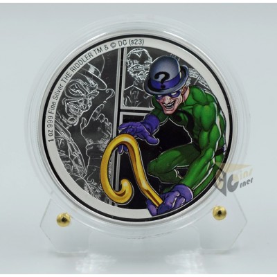 Niue 2023 The Riddler DC Villains 1 Oz Silver Proof Coin