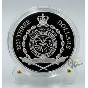 Roulette Wheel Spinning 1.5 Oz Silver - 2023 Niue