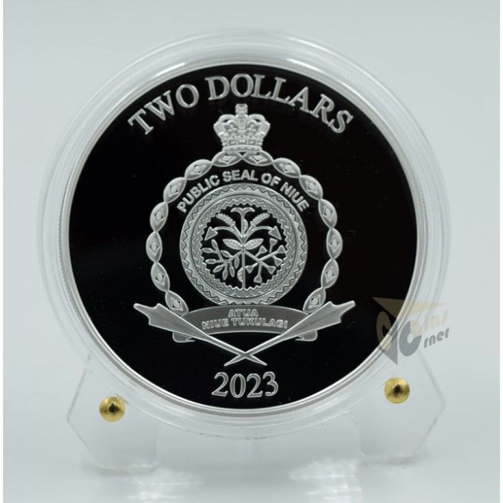 Niue 2023 Shazam DC Classic Superheroes 1 Oz Silver Proof Coin