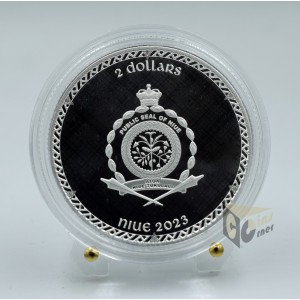 Scottish Unicorn Heraldic Animals 1 Oz - 2023 Niue