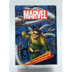 Niue 2024 Doctor Octopus Spiderman Villains 1 Oz Silver Antique Colorized Coin