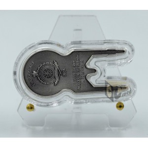 Niue 2024 Star Trek U.S.S. Enterprise NCC-1701 Shaped 1 Oz Silver Coin