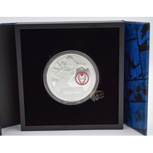 Niue 2024 Iron Man Marvel Classic Superheroes 1 Oz Silver Proof Coin