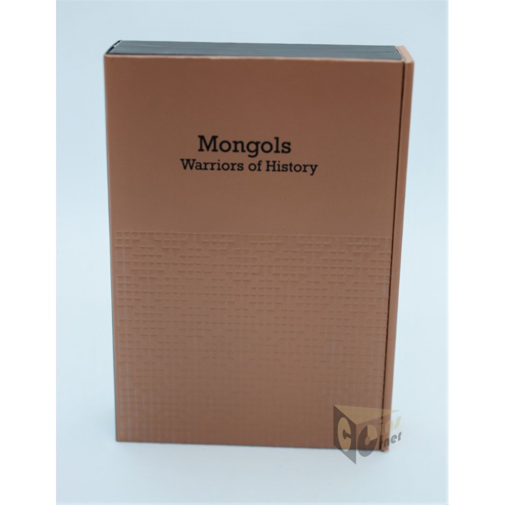 Mongols Warriors of History 1 Oz Antique Colorized - 2017 Niue