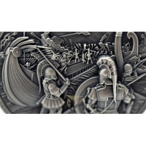 Niue 2019 Battle of Salamis Sea Battles 2 Oz Silver Coin