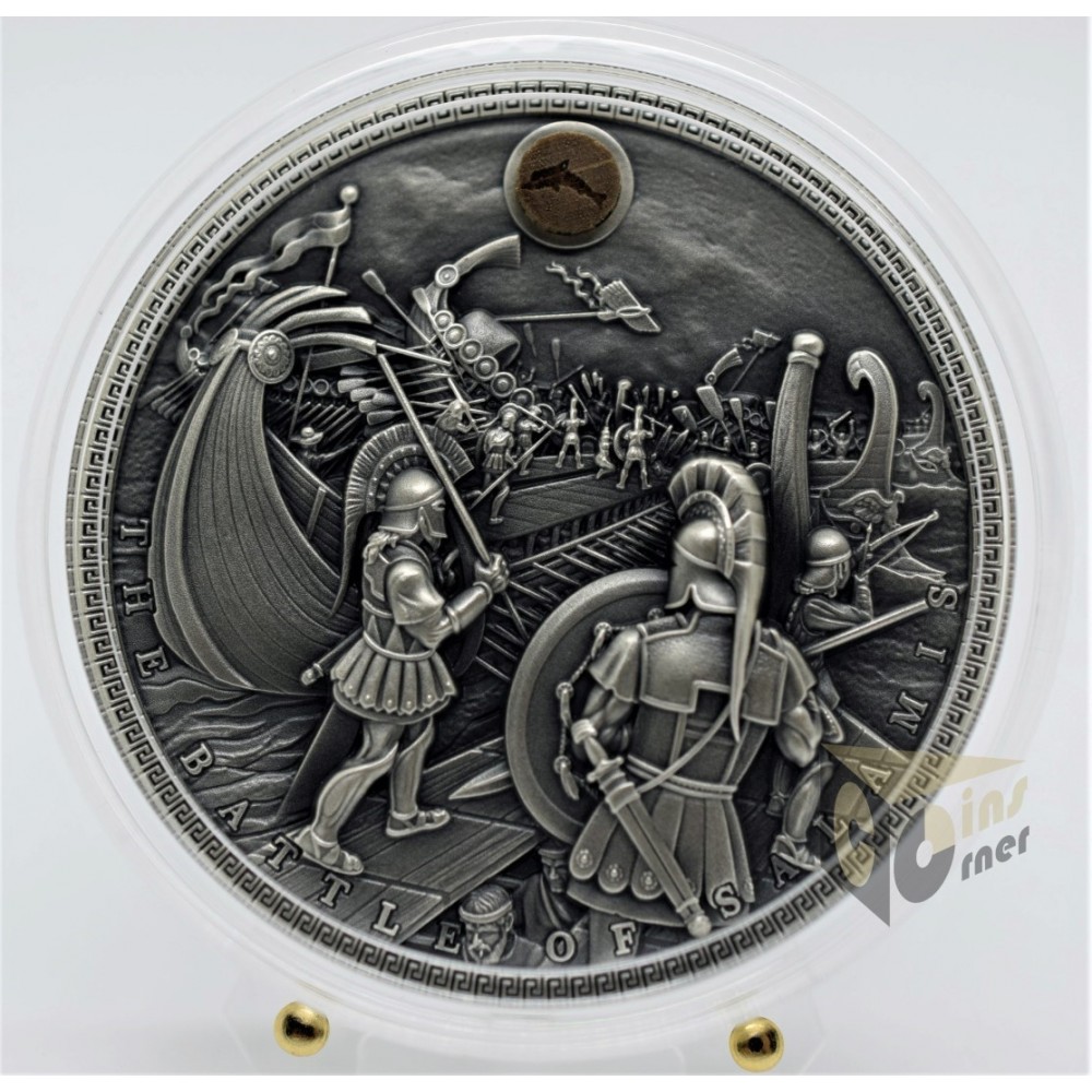 Niue 2019 Battle of Salamis Sea Battles 2 Oz Silver Coin