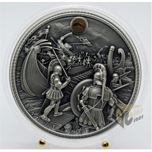 Niue 2019 Battle of Salamis Sea Battles 2 Oz Silver Coin