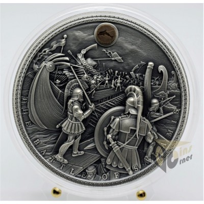 Niue 2019 Battle of Salamis Sea Battles 2 Oz Silver Coin
